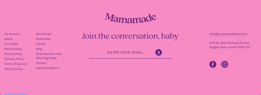 Mamamade Footer