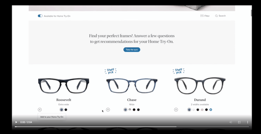 Warby Parker Quiz