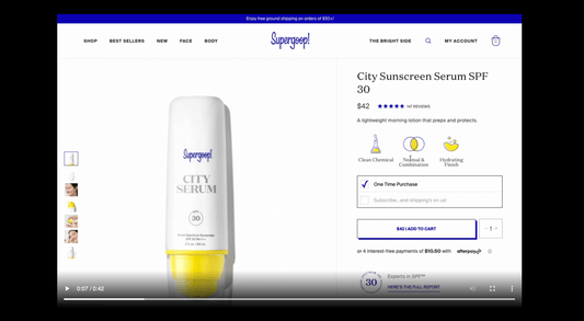 Supergoop Upsell